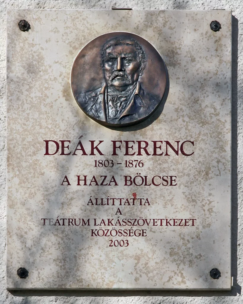 Deák Ferenc emléktábla